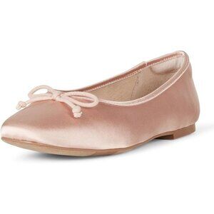 The Drop Women's Pepper Ballet Flat with Bow Pink Size: 8.5